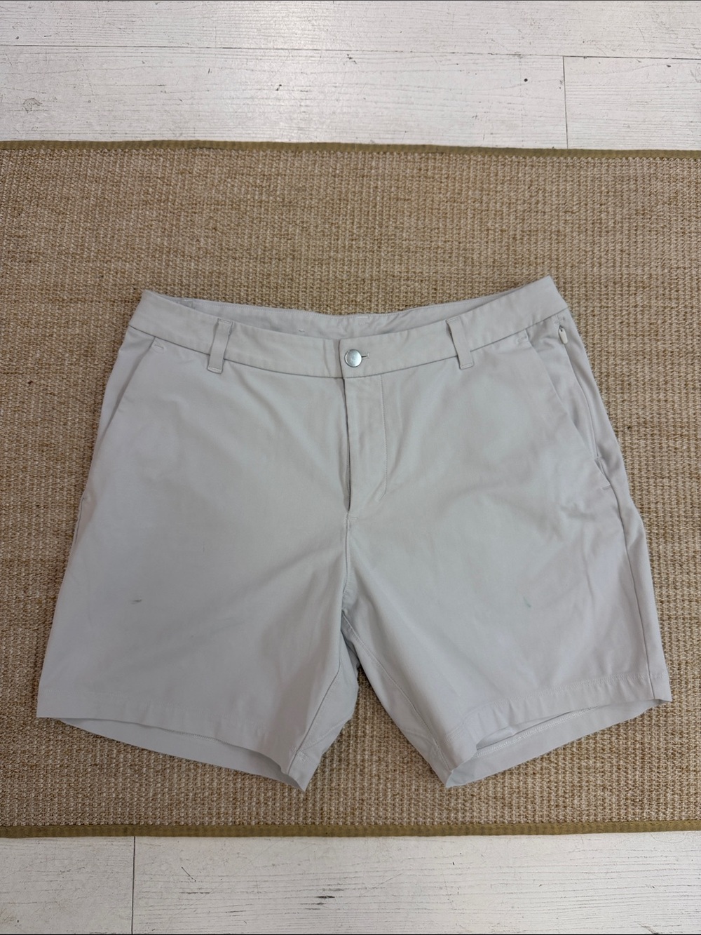 Lululemon Men's Lightweight Beige Performance Shorts
